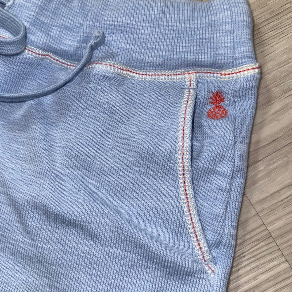 Tommy Bahama Womens Blue Space Dye Lounge Shorts Pineapple Logo Size Small - Picture 5 of 10
